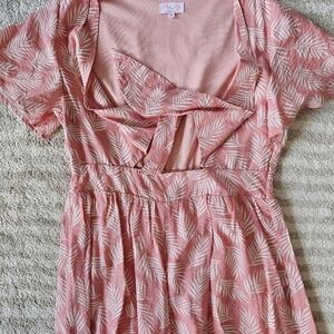 Pink Lily Romper
